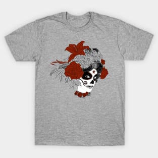 Día de los Muertos Skull Face T-Shirt